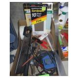 SANDPAPER, MITER SAW, HAMMER, SCREWDRIVERS>>