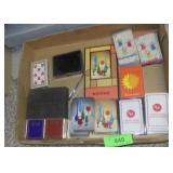 ASST VINTAGE PLAYING CARDS