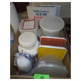 ASST. STORAGE CONTAINERS, BETTY CROCKER COOKBOOK>>