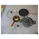 ASST POTS & PANS & EXTRA LID