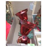 HUGE PLASTIC CHRISTMAS BELLS / DECOR (SHOW WEAR)
