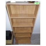 VHS / CD STORAGE SHELF 19 x 9 1/2 x 44