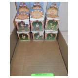 6 ENSCO NORTH POLE VILLAGE FIGURINES