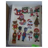 HANDPAINTED WOODEN CHRISTMAS ORNAMENTS