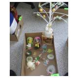 EASTER BL- LAMB CANDLE, EGG TREE, ENESCO EGG, >>>>