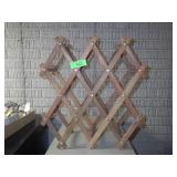 COLLAPSIBLE ACCORDION WINE BOTTLE RACK