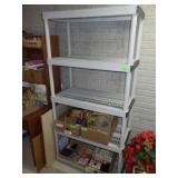 PLASTIC SHELVING UNIT (36" X 18" X 72")