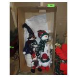 PLUSH SNOWMAN DECOR