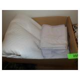 DRI-TEC QUEEN MATTRESS PAD, QUEEN FLAT SHEET W/ 2>