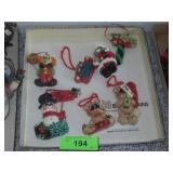 VTG CLAY ORNAMENTS