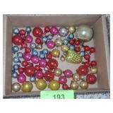 VTG GLASS ORNAMENTS