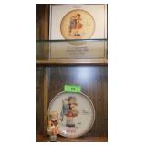 VTG GOEBEL HUMMEL SCHOOL GIRL FIGURINE & PLATE