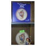 VTG GOEBEL HUMMEL APPLE TREE GIRL FIGURINE & PLATE