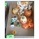 CERAMIC HALLOWEEN PUMPKINS & GHOSTS, PLASTIC>>>