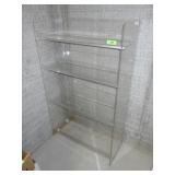 VTG ACRYLIC STORE DISPLAY SHELF **BRING HELP** >>>