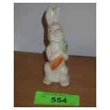 VINTAGE CHALKWARE BUNNY RABBIT 4 3/4"