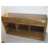 MCM CABINET W/ SMOKE GLASS SHELVES **BRING HELP*>>