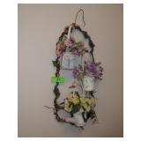 WICKER WATERING CANS DECOR