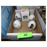 4 VINTAGE GOEBEL EGGS
