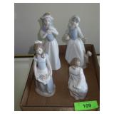 TWO TENGRA FIGURINES & TWO NADAL FIGURINES