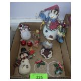 ASST CHRISTMAS ORNAMENTS & DECOR & BOYDS BEAR
