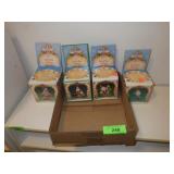 4 ENSCO NORTH POLE VILLAGE FIGURINES