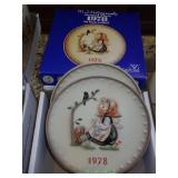 4 VINTAGE GOEBEL HUMMEL PLATES (W/ BOXES)