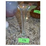 CONTROLLED BUBBLE BUD VASE (8.25" TALL)