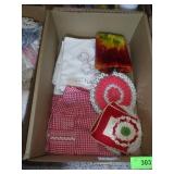 VINTAGE DAYS OF THE WEEK DISH TOWELS (6), VELVET>>