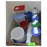 ASSORTED SHAKER BOTTLES, ROLLING PIN, PLASTIC>>