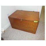 HANDMADE WOODEN TRUNK (30" X 20" X 17")