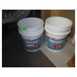 TWO 5-GALLON BUCKETS, NO LIDS