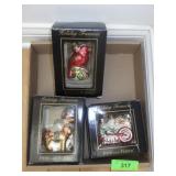 3 FITZ & FLOYD CHRISTMAS ORNAMENTS