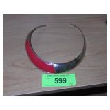 SILVERTONE & LEATHER? CHOKER