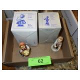 2 VINTAGE GOEBEL HUMMEL FIGURINES  W/ BOXES