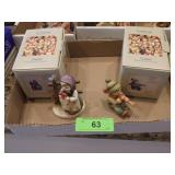 2 VINTAGE GOEBEL HUMMEL FIGURINES W/ BOXES