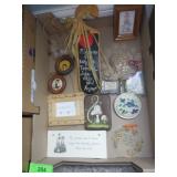 CROSSTITCH, HAND PAINTED & ASST. WALL ART