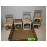 5 ENSCO NORTH POLE VILLAGE FIGURINES