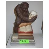 1974 CONTINENTAL DARWIN MONKEY STATUE 12"