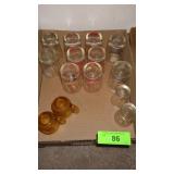 ASST. VINTAGE SHOT GLASSES