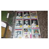 VINTAGE BASEBALL TRADING CARDS IN BINDER