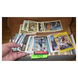 BOX OF VINTAGE BASEBALL TRADING CARDS