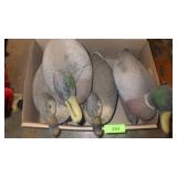 4 RUBBER DUCK DECOYS