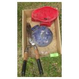 HEDGE TRIMMERS, SEEDER, & JOLLYBALL