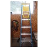 WERNER 6FT FIBERGLASS & ALUMINUM LADDER>>>>