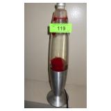 2002 MINI MOTION LAVA LAMP (TURNS ON)