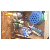 PAINTERS TAPE, CAULK, 3-IN-1 OIL, VTG TIN,>>