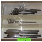 MCM FLATWARE IN SOME KIND OF CONTAINER!