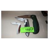 3 POCKET KNIVES