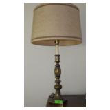 VINTAGE BRASS LAMP 32' TO FINIAL TOP